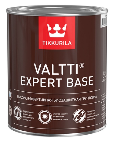 TIKKURILA VALTTI EXPERT BASE (Тиккурила Валтти Экперт Бейс)  Биозащитная Грунтовка 900 ml.