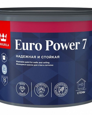 TIKKURILA EURO POWER 7 9 l.